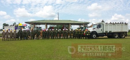 Ingenieros Militares conmemoraron aniversario en Tame 