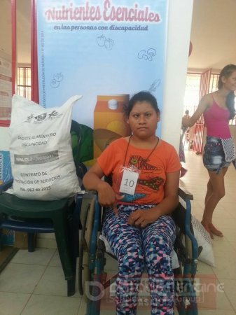 Entrega en municipios casanareños de complementos nutricionales  para personas con discapacidad
