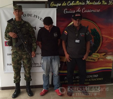 Capturan en Yopal a peligroso individuo requerido por las autoridades del Cauca y Nariño