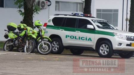 Balance operativo de la Policía en Casanare durante el fin de semana