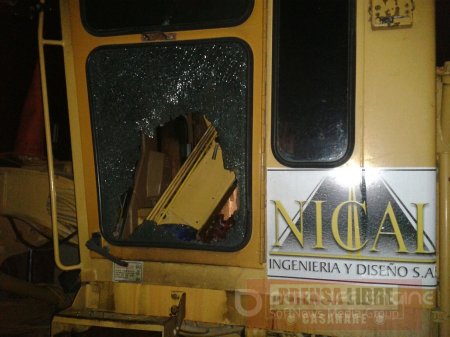 Nuevo atentado contra maquinaria pesada en Casanare