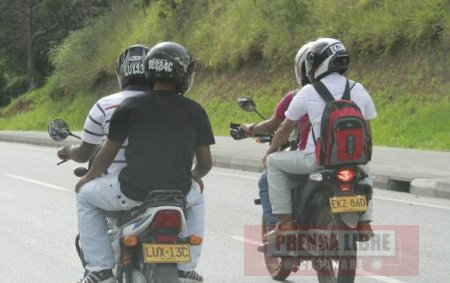 Inició aplicación de restricción del parrillero hombre en motos que circulan en Yopal