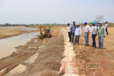Obras de protección en 4 ríos de Casanare son supervisadas por Corporinoquia