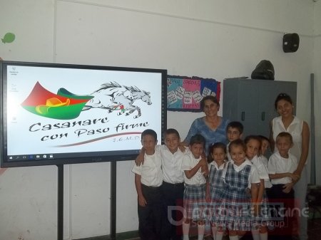 Tableros interactivos para colegios de Casanare