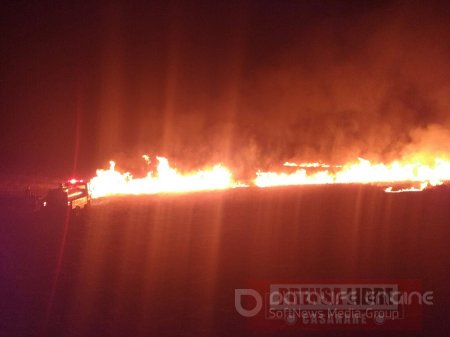 Más de 1.000 hectáreas afectadas por incendio en los alrededores de la Laguna del Tinije