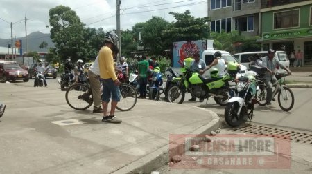 Puestos de control en Yopal para hacer cumplir decretos de restricciones a motociclistas
