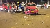 Racha de accidentes de tránsito el fin de semana en Yopal dejó 10 personas lesionadas