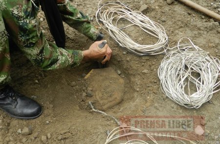 En Casanare aún quedan minas antipersonales. Brigada XVI promovió campaña &#8220;Mi Patria sin Minas&#8221;