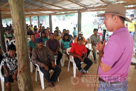 Comunidades Indígenas de Paz de Ariporo recibieron visita del Alcalde 