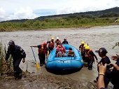 Evacuada familia en Sabanalarga por creciente del río Upía 