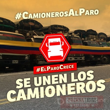 Transportadores de carga de Casanare se unen a paro nacional camionero