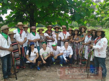 Gestora Social del departamento recorre comunidades indígenas celebrando el Día de la Familia 