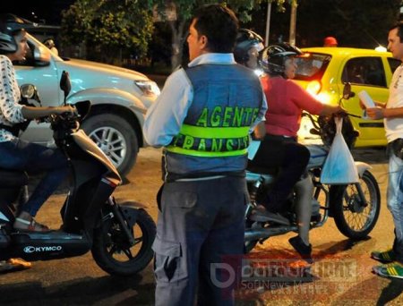 20 motos inmovilizadas durante partido Colombia - Perú