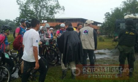 Travesía ciclística a la Macarena fue impedida por las autoridades