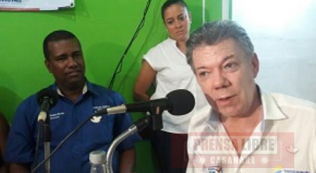 Presidente Santos anunció apoyo a emisoras comunitarias del país