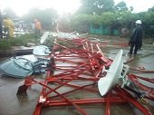 Torre de comunicaciones colapsó en Orocué
