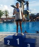 Estudiante de Unitrópico ganó dos medallas de oro en campeonato nacional de natación