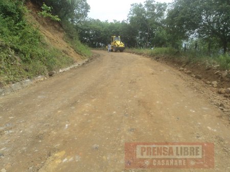 Rehabilitados 10 kilómetros de la vía El Morro - Labranzagrande 