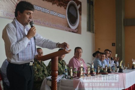 En Támara Federación Nacional de Cafeteros resaltó la labor del Ejército 