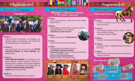 Encuentro Mundial de Coleo Femenino este fin de semana en Yopal