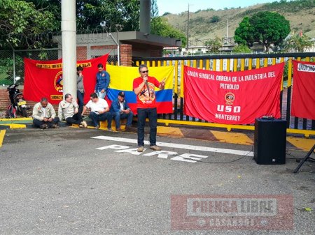 Protestas de la USO en locaciones de Ecopetrol en Casanare