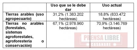 Según el IGAC Casanare no aprovecha todo su potencial agropecuario 