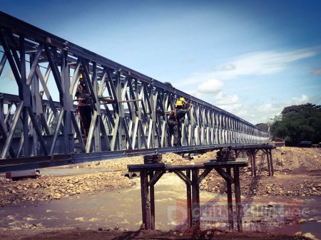 Covioriente pospuso para enero puesta en servicio de segundo puente provisional en el río Charte