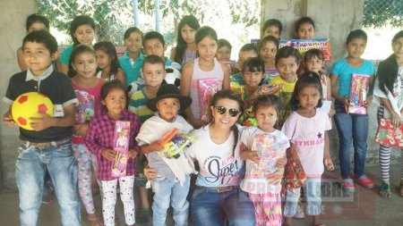 Alcaldía de Yopal entregó regalos a niños de la zona rural 