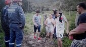 Bomberos rescataron familia bogotana que se perdió en las montañas de Monterrey 
