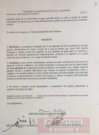 Gobernador Alirio Barrera conjuró incidente de desacato por subsidios de Torres de Santo Domingo