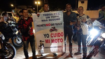 Campaña  para prevenir hurto de motocicletas en Yopal