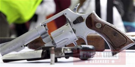Ofensiva contra el porte ilegal de armas el fin de semana en Casanare