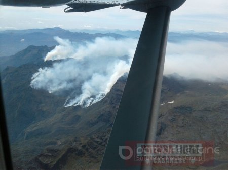 Incalculable daño ecológico por incendio forestal en paramo entre Casanare y Boyacá
