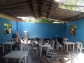 Antigua torre de Telecom se derrumbó sobre restaurante escolar de un colegio en Hato Corozal