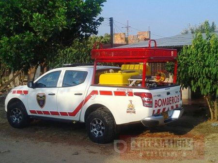 Vehículo de intervención rápida de bomberos de Hato Corozal quedó destruido luego de una semana de uso