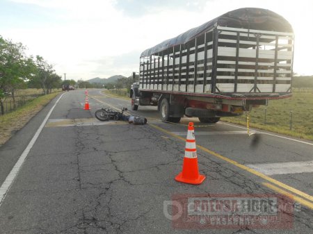 Motociclista murió en la vía Yopal - Paz de Ariporo