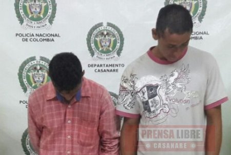 Apartamenteros y homicidas capturados en las últimas horas por la Policía en Casanare
