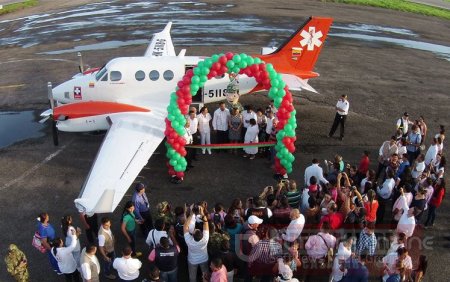 Primeros capturados por avión ambulancia comprado por la Gobernación de Arauca al servicio de empresa privada