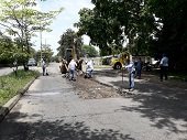 Secretaría de Obras Públicas recuperó puntos críticos en la calle 40 de Yopal