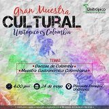 Muestra cultural y gastronómica de Colombia en Unitrópico