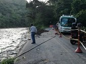 Río Cravo Sur a punto de llevarse definitivamente la vía al corregimiento El Morro