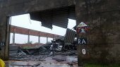 Pérdidas por más de $500 millones dejó colapsó de techo de una bodega en Aguazul