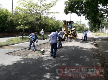 Secretaría de Obras Públicas recuperó puntos críticos en la calle 40 de Yopal