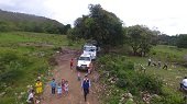 Cinco veredas de Támara se benefician de mantenimiento a vía rural