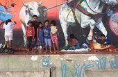 Familias indígenas provenientes de Venezuela se refugian en parque de Yopal