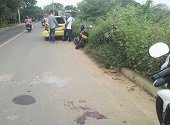 Motociclista gravemente lesionado en accidente en vía a Llano Lindo en Yopal