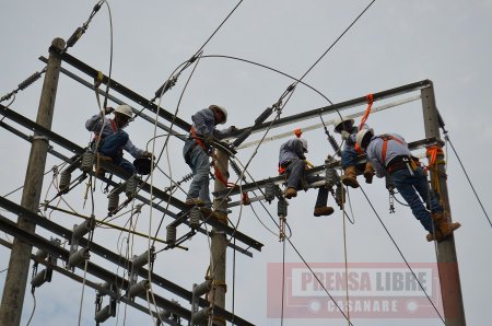Norte de Casanare sin servicio de energía eléctrica este domingo