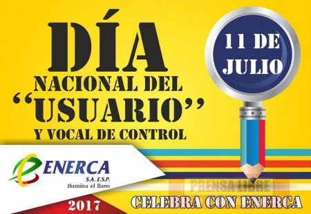 Enerca celebra hoy el día nacional del usuario y el vocal de control