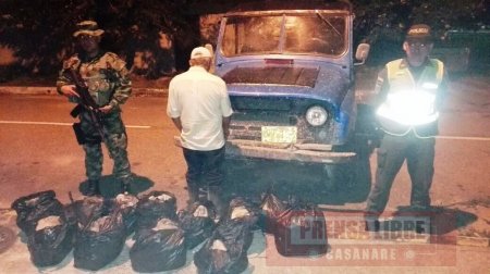 Ejército incautó carne de chigüiro en Paz de Ariporo