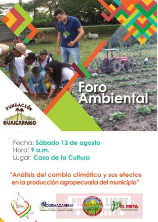 Foro Ambiental sobre cambio climático en Barranca de Upía